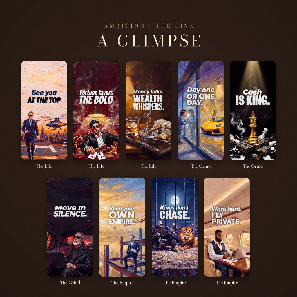 The AMBITION Line: a glimpse of the 27 wallpapers