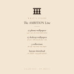 The AMBITION Line: what is inside the download
