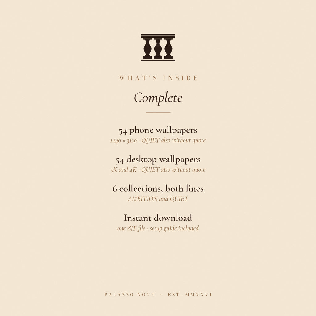 Palazzo Nove Complete: what is inside the download