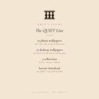 The QUIET Line: what is inside the download
