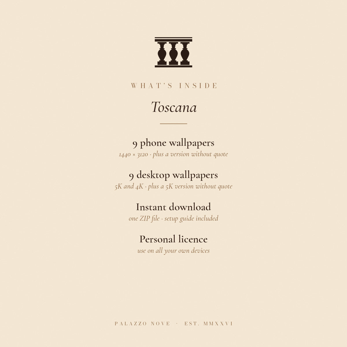 QUIET Vol. 2 – Toscana: what is inside the download