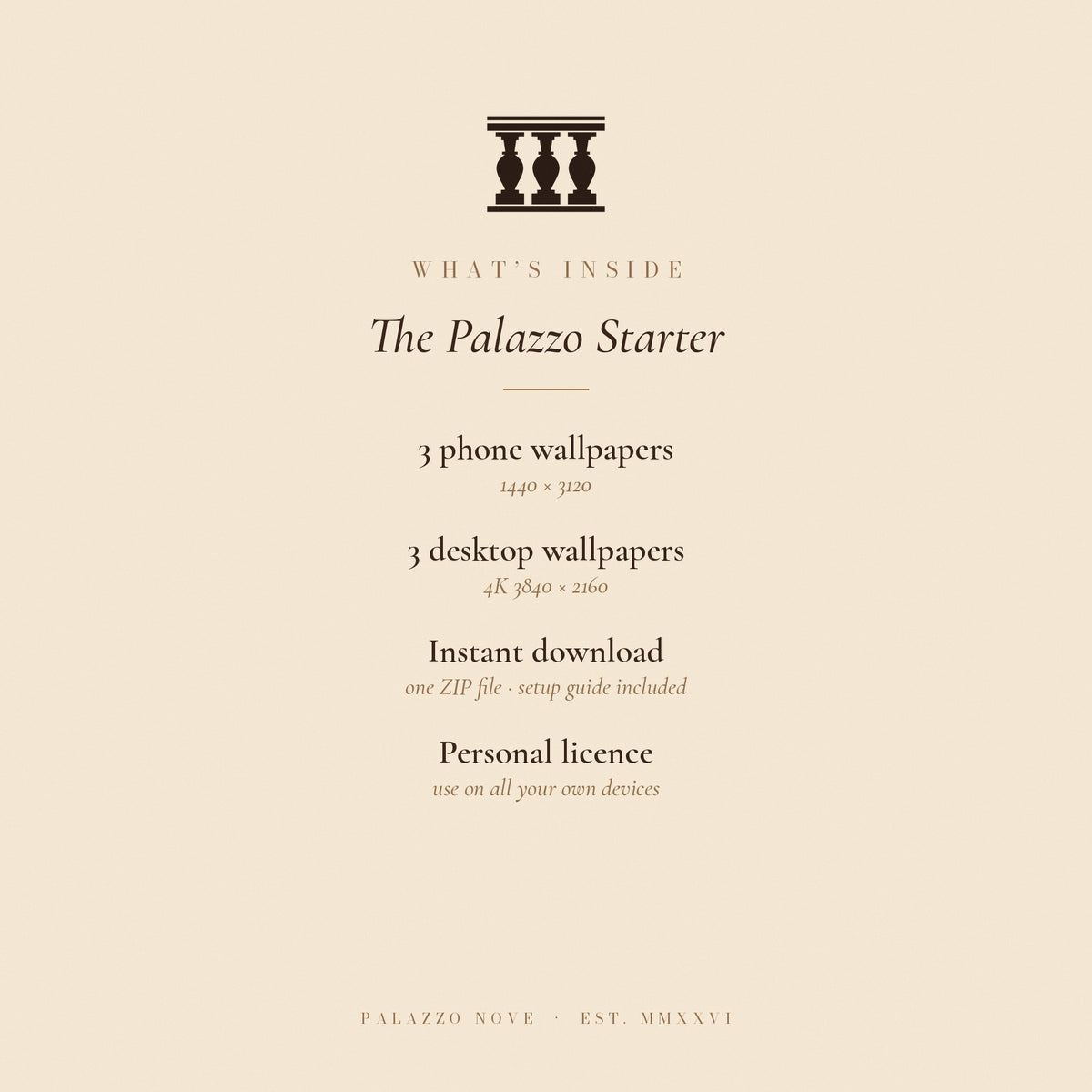 The Palazzo Starter: what is inside the download